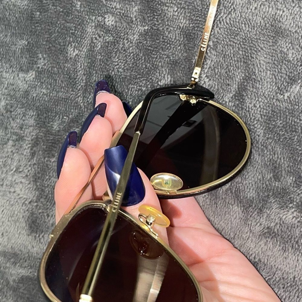 Celine Brown Aviator Sunglasses - Picture 2 of 9